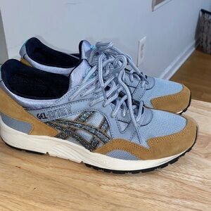 Asics Gel-Lyte V Gray and Tan Sneakers